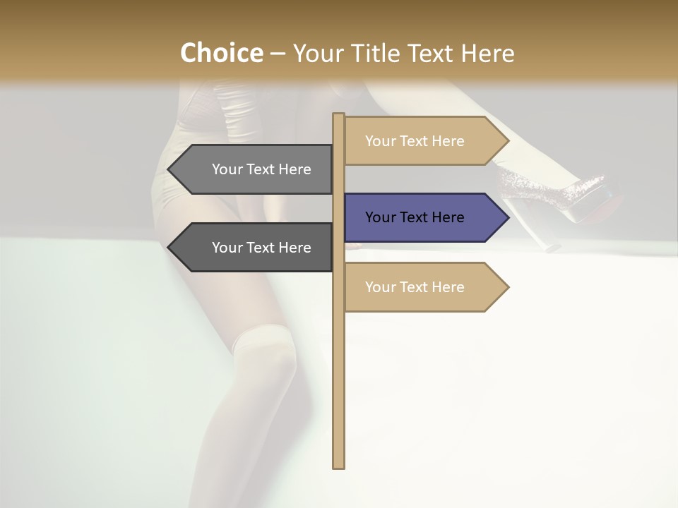 Hand Legs Elegant PowerPoint Template