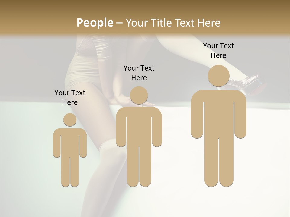 Hand Legs Elegant PowerPoint Template