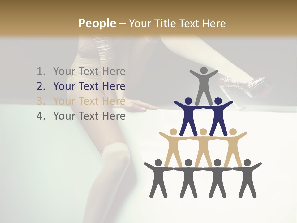 Hand Legs Elegant PowerPoint Template
