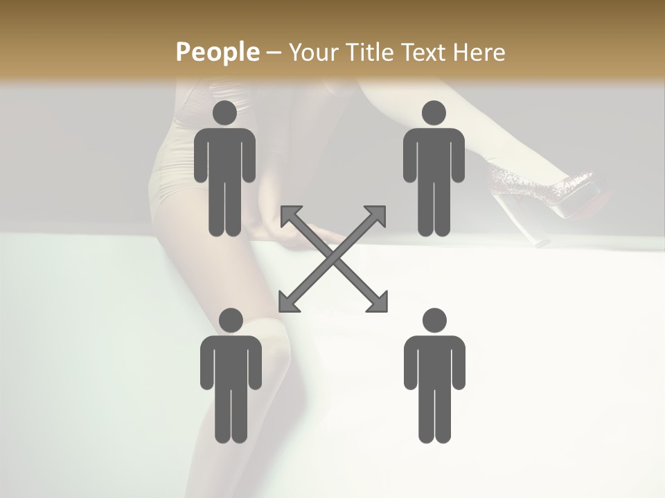 Hand Legs Elegant PowerPoint Template