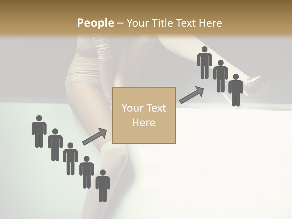 Hand Legs Elegant PowerPoint Template