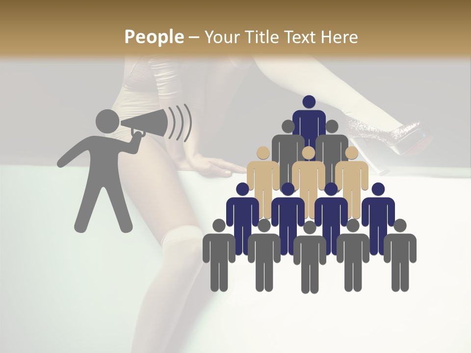 Hand Legs Elegant PowerPoint Template