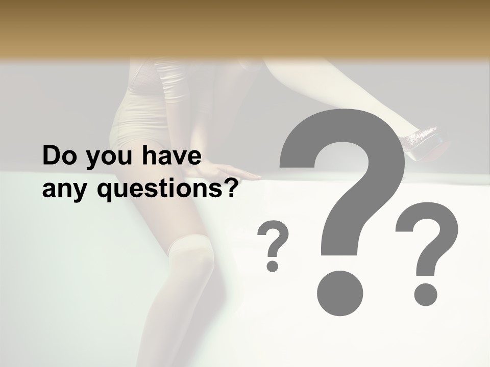 Hand Legs Elegant PowerPoint Template