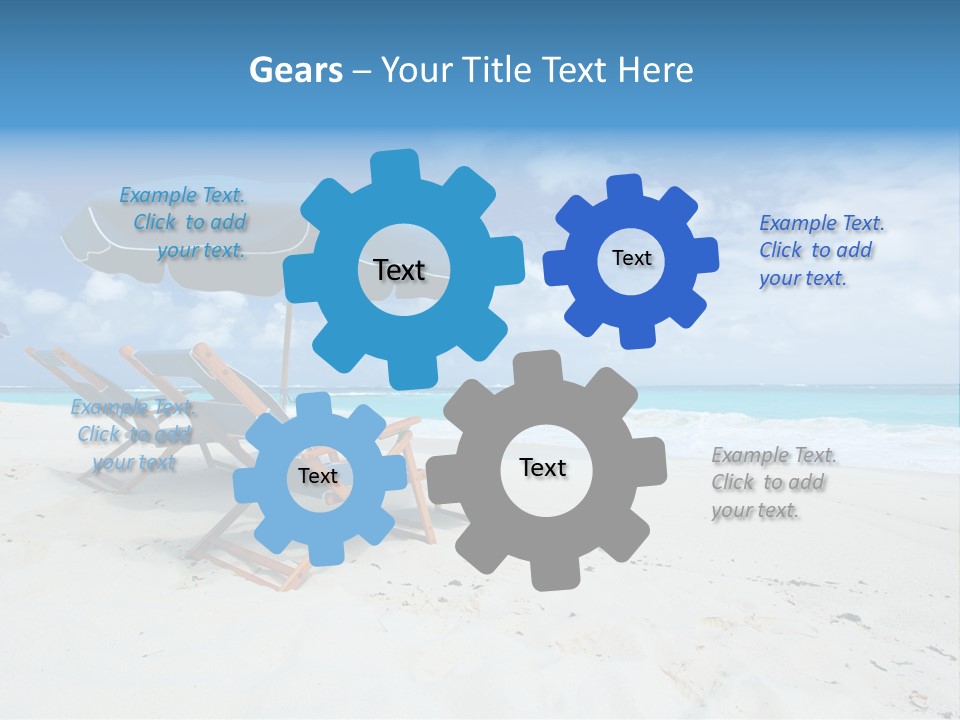 Water Summer Shore PowerPoint Template