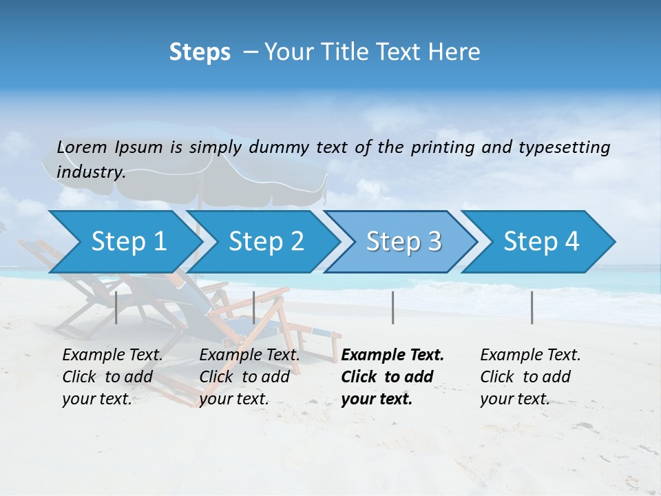 Water Summer Shore PowerPoint Template