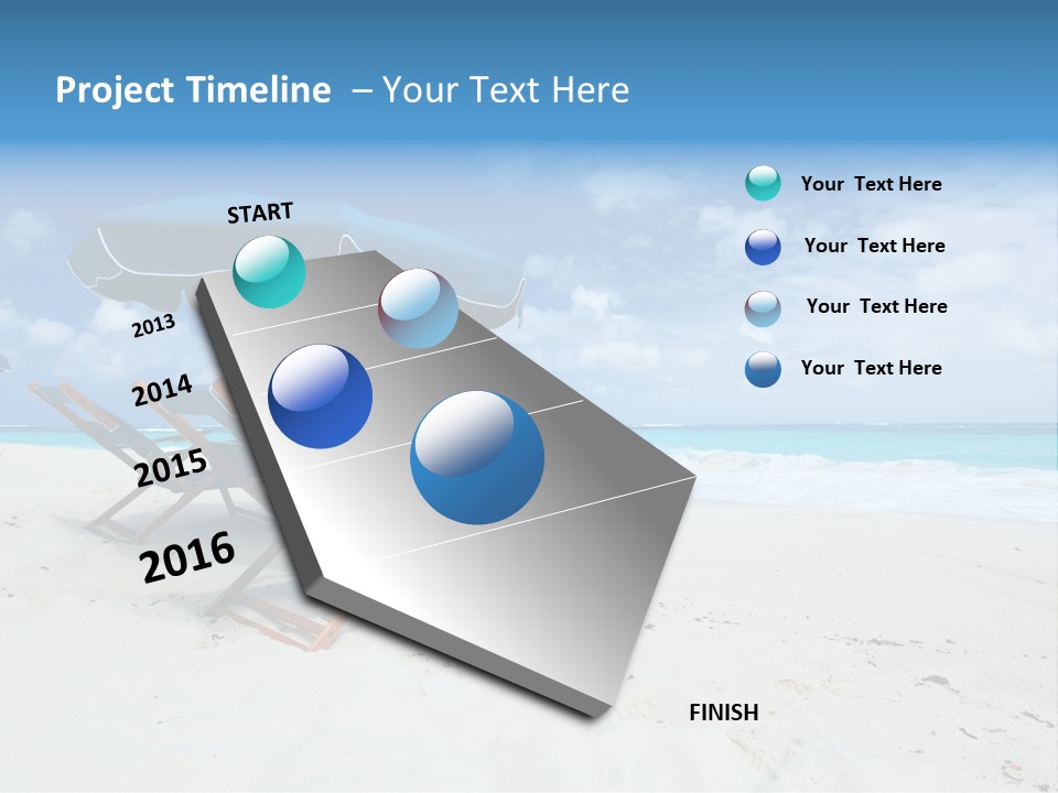 Water Summer Shore PowerPoint Template