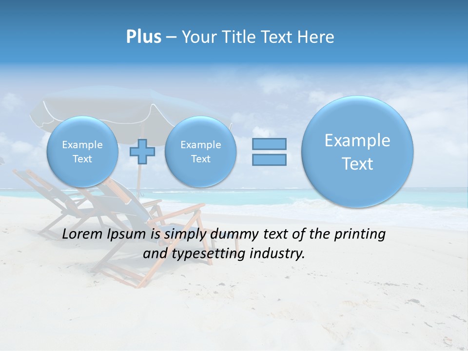 Water Summer Shore PowerPoint Template