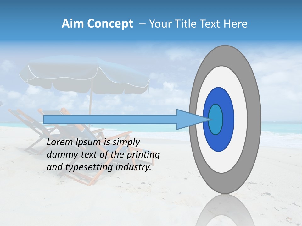 Water Summer Shore PowerPoint Template