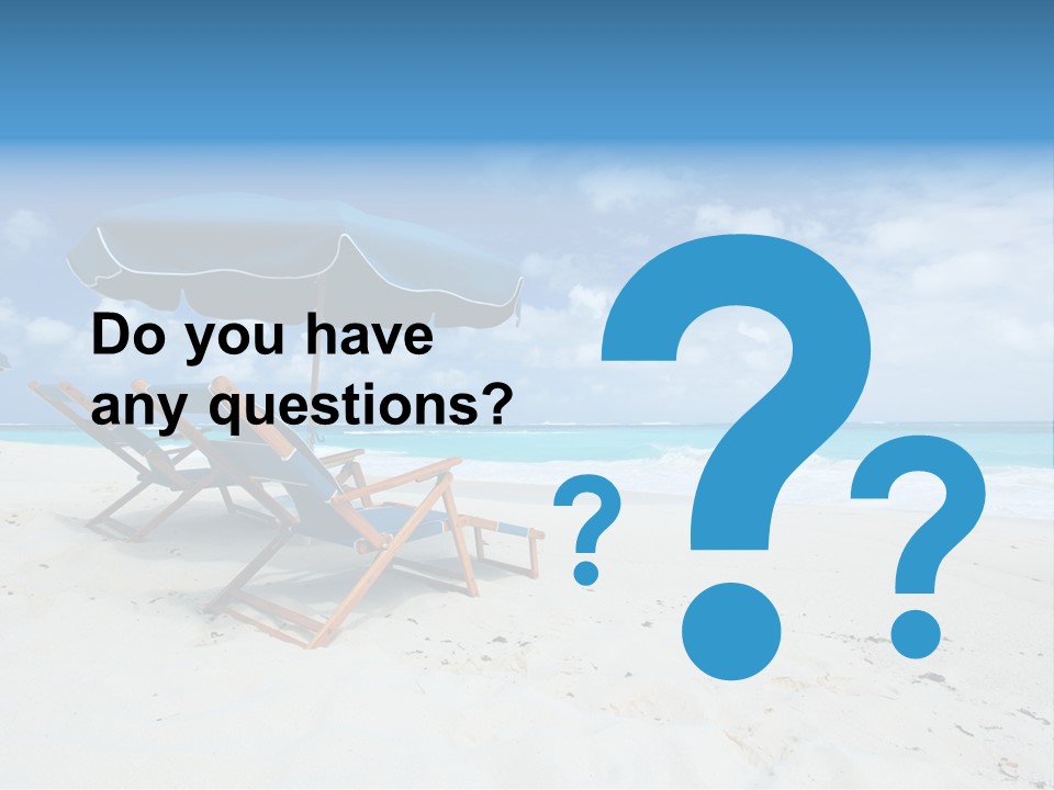 Water Summer Shore PowerPoint Template