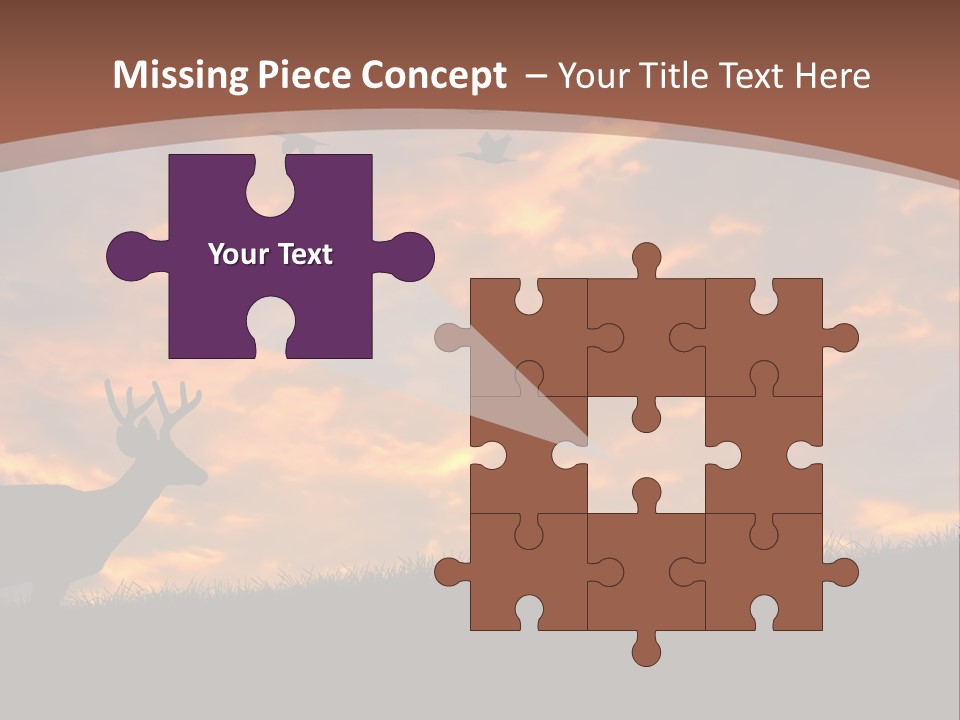 Person Man Field PowerPoint Template