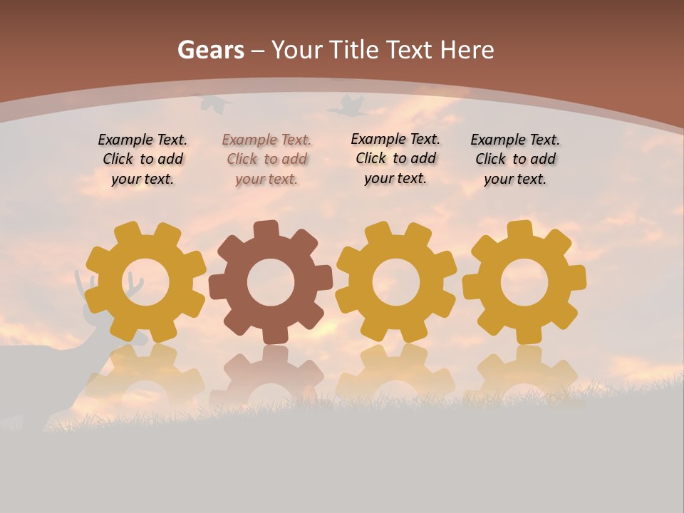 Person Man Field PowerPoint Template