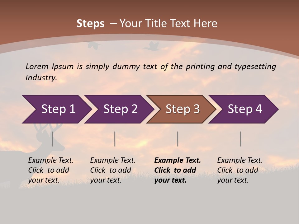 Person Man Field PowerPoint Template