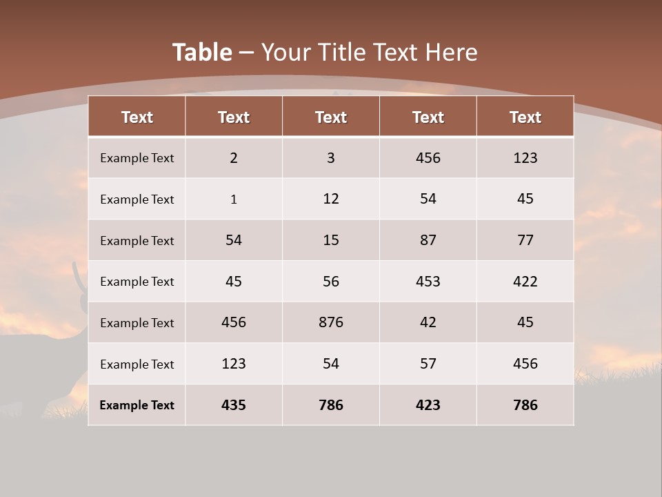 Person Man Field PowerPoint Template
