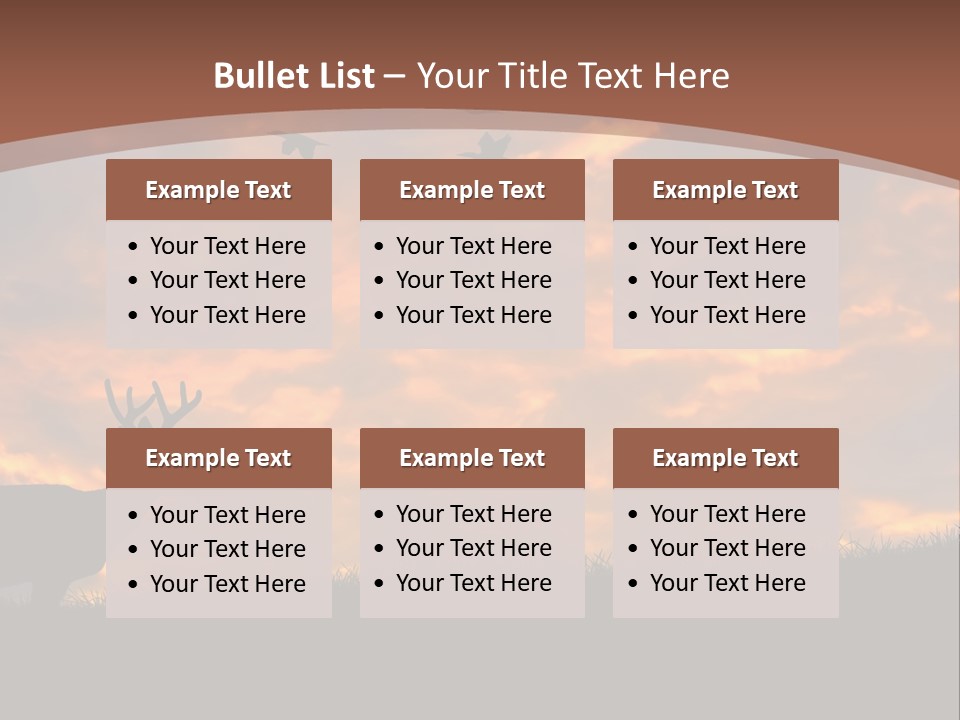 Person Man Field PowerPoint Template