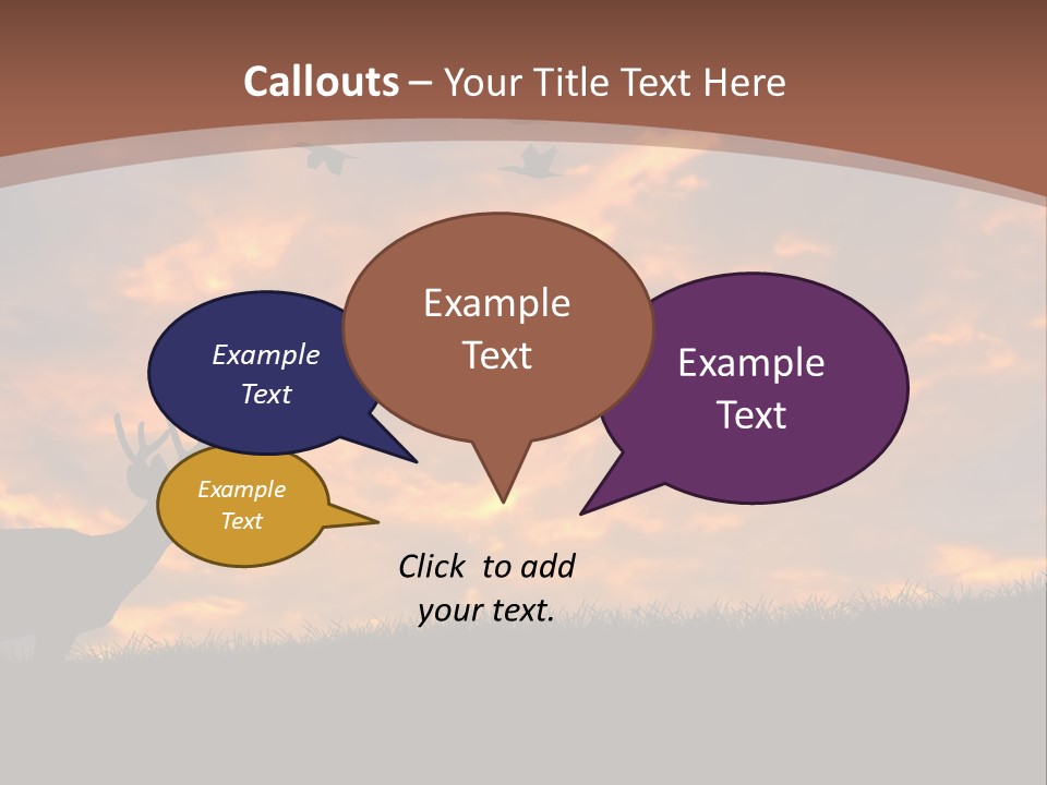 Person Man Field PowerPoint Template