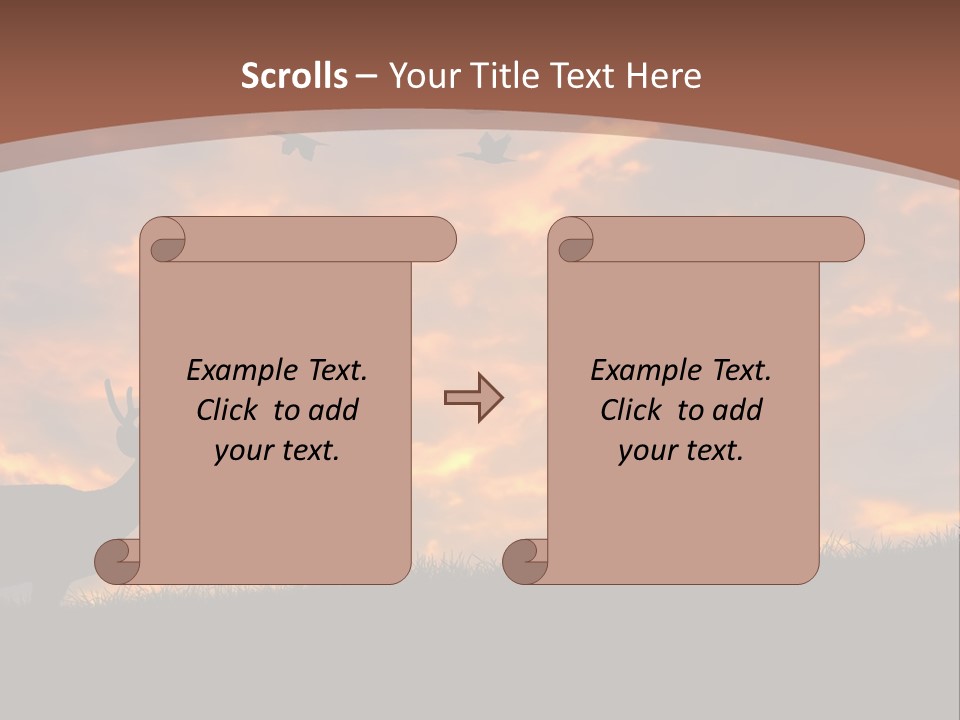 Person Man Field PowerPoint Template