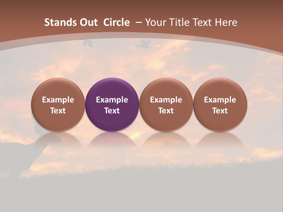 Person Man Field PowerPoint Template