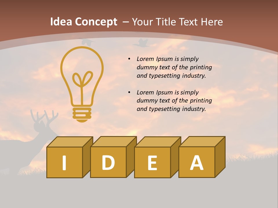 Person Man Field PowerPoint Template