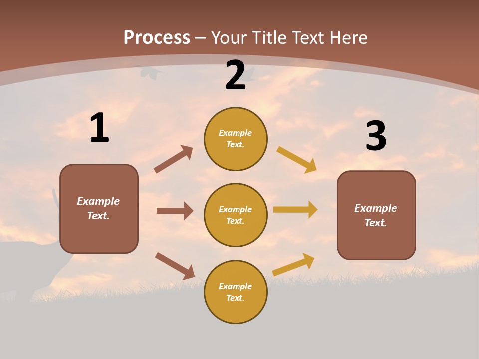 Person Man Field PowerPoint Template
