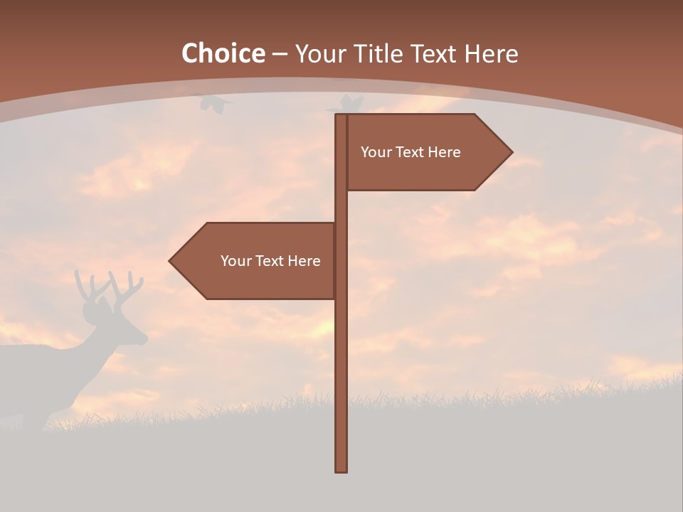 Person Man Field PowerPoint Template