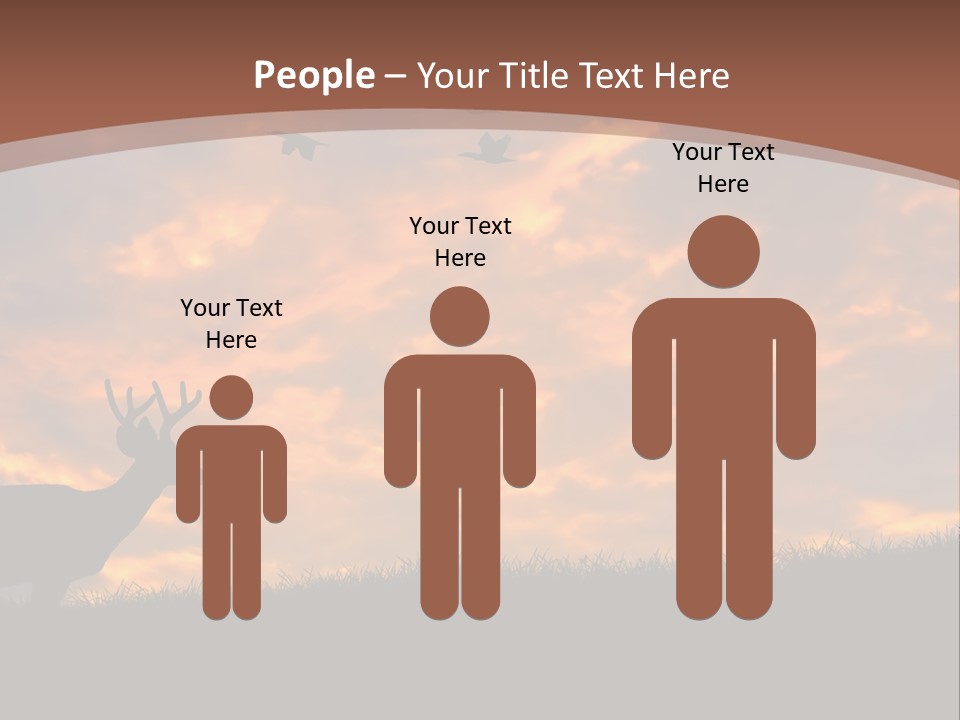 Person Man Field PowerPoint Template
