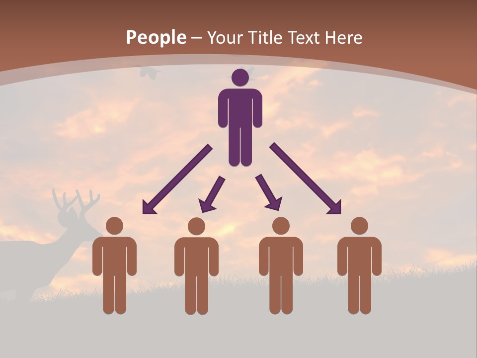 Person Man Field PowerPoint Template