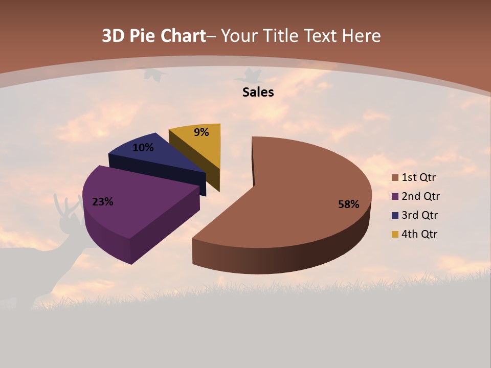 Person Man Field PowerPoint Template