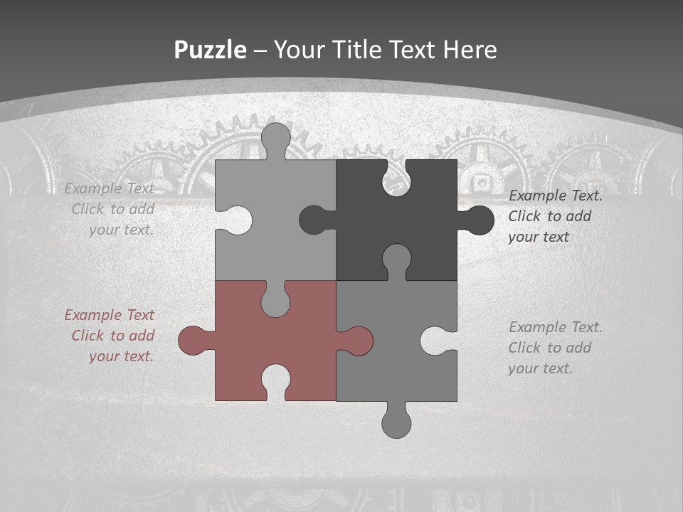 Mechanic Industrial Wall PowerPoint Template