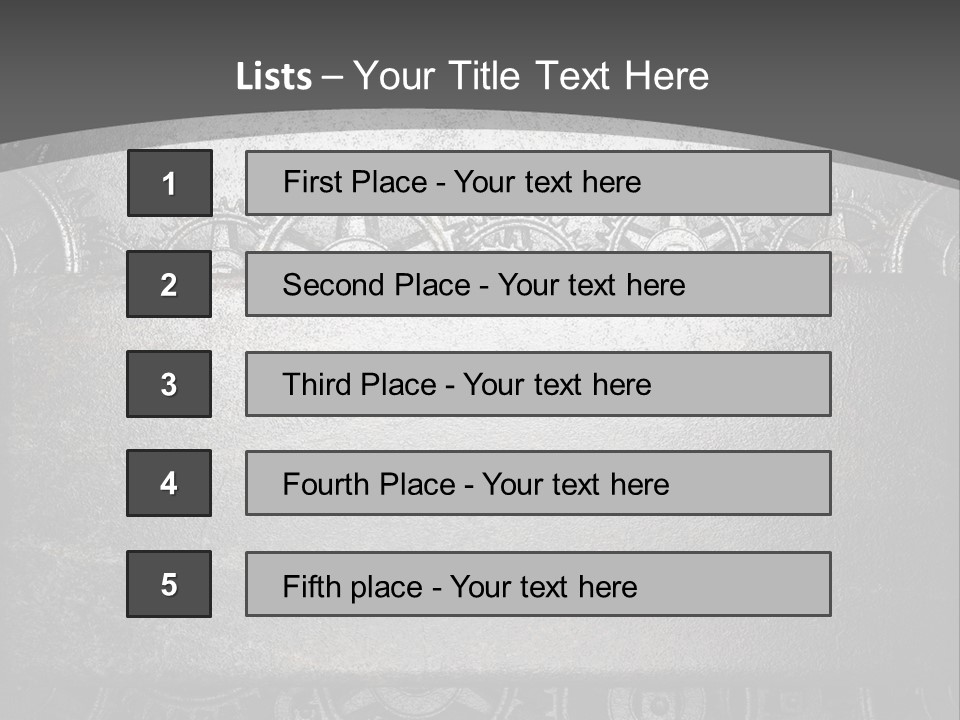 Mechanic Industrial Wall PowerPoint Template
