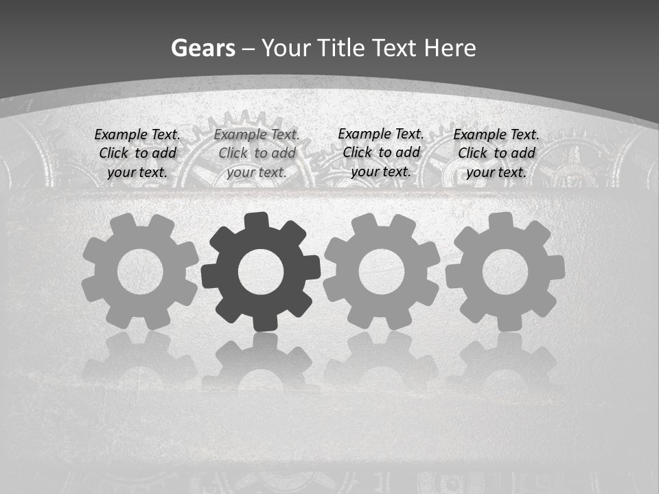 Mechanic Industrial Wall PowerPoint Template