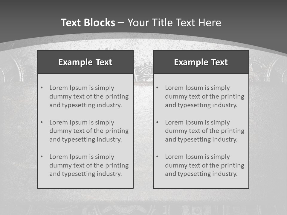 Mechanic Industrial Wall PowerPoint Template
