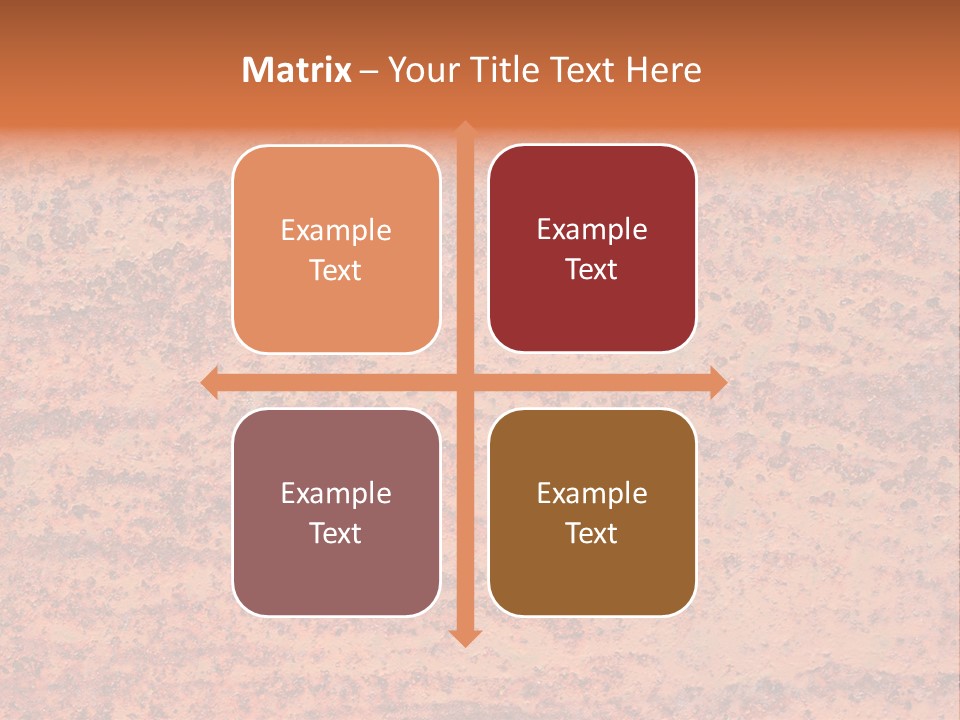 Pattern Steel Door PowerPoint Template