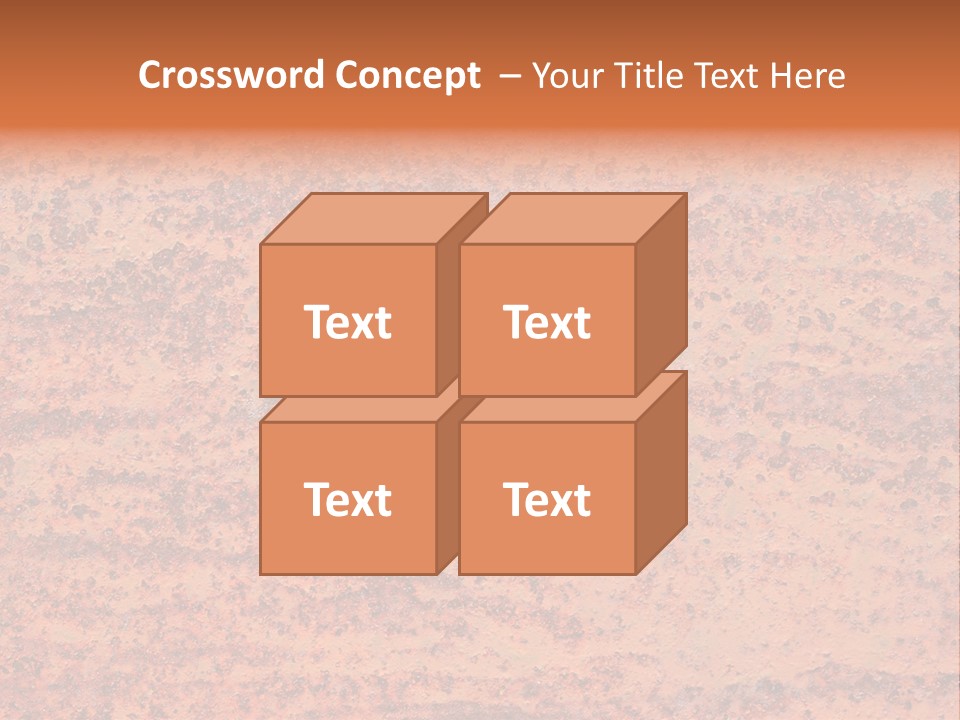 Pattern Steel Door PowerPoint Template
