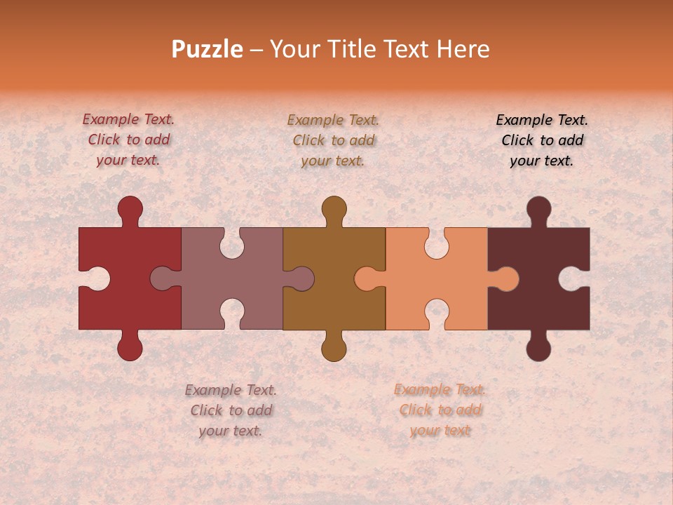 Pattern Steel Door PowerPoint Template