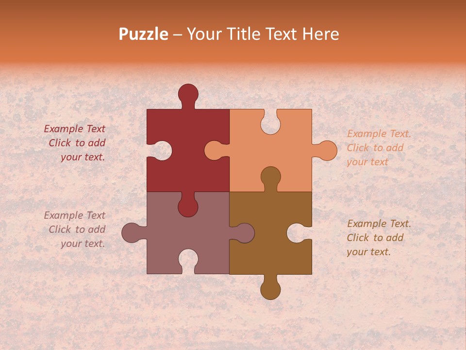 Pattern Steel Door PowerPoint Template