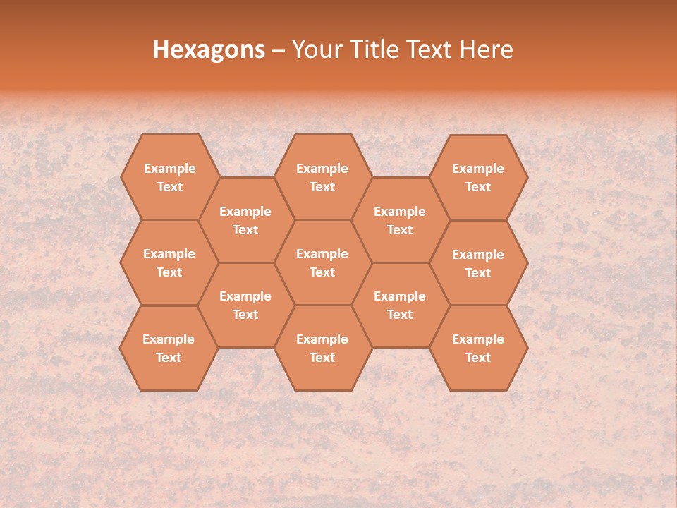 Pattern Steel Door PowerPoint Template