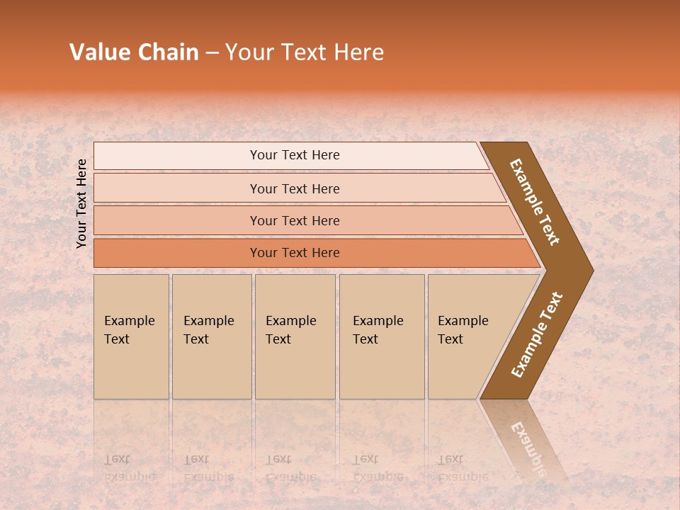 Pattern Steel Door PowerPoint Template