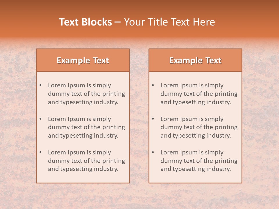 Pattern Steel Door PowerPoint Template