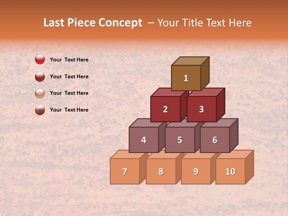 Pattern Steel Door PowerPoint Template