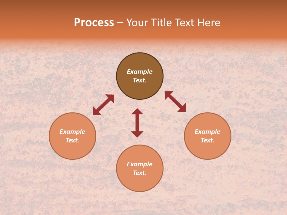 Pattern Steel Door PowerPoint Template