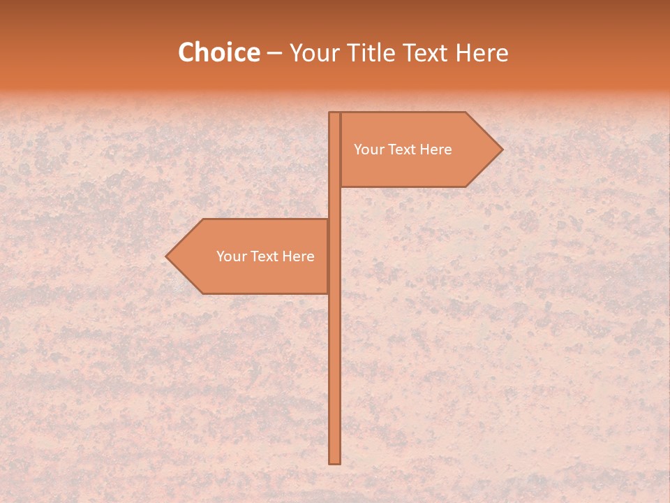 Pattern Steel Door PowerPoint Template