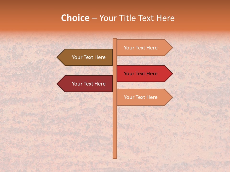 Pattern Steel Door PowerPoint Template