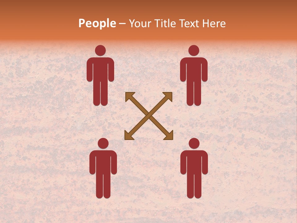 Pattern Steel Door PowerPoint Template