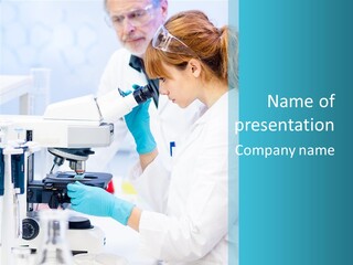 Pharmacy Pipette Gloves PowerPoint Template