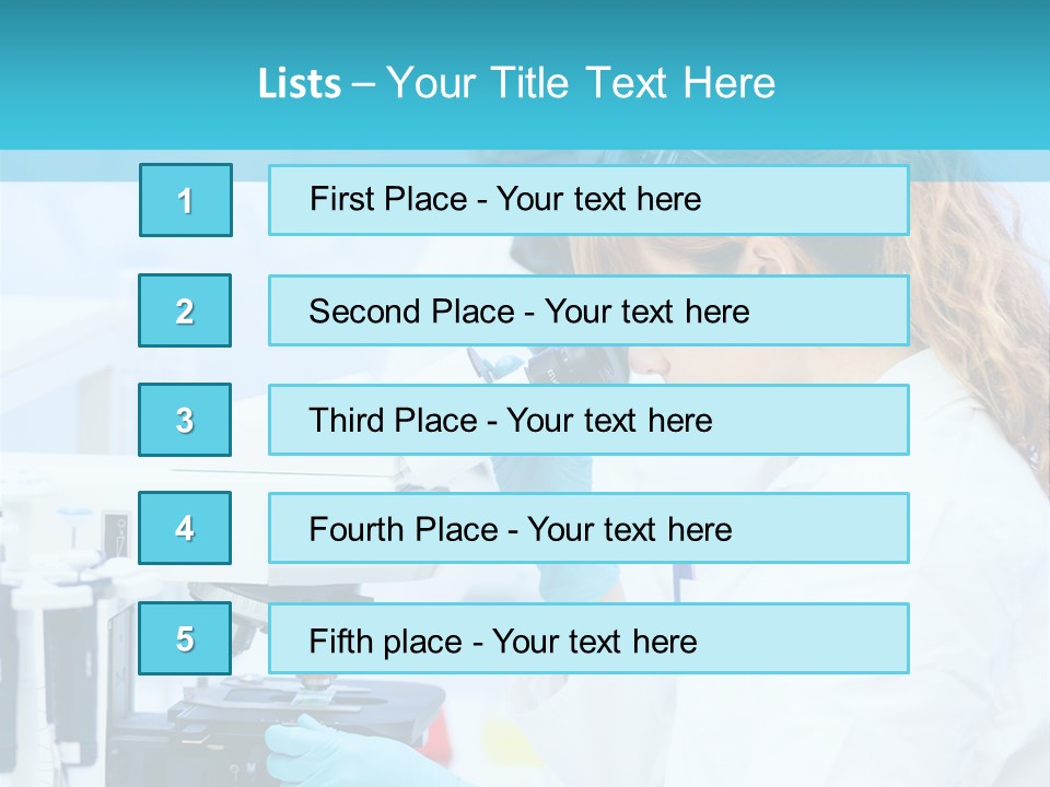 Pharmacy Pipette Gloves PowerPoint Template
