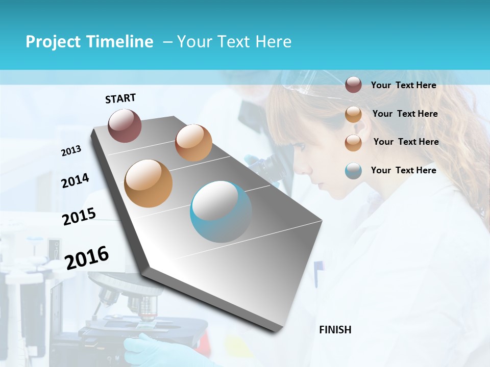 Pharmacy Pipette Gloves PowerPoint Template