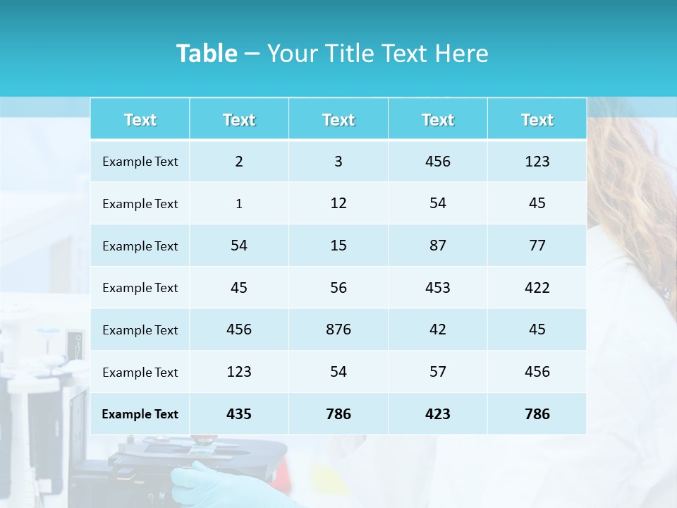 Pharmacy Pipette Gloves PowerPoint Template