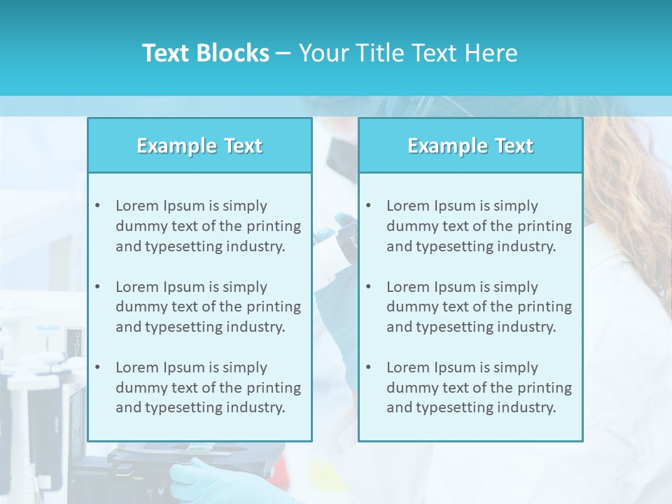 Pharmacy Pipette Gloves PowerPoint Template