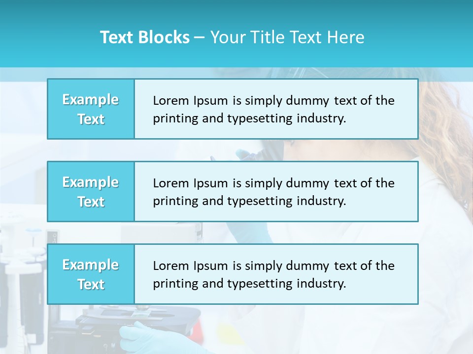 Pharmacy Pipette Gloves PowerPoint Template