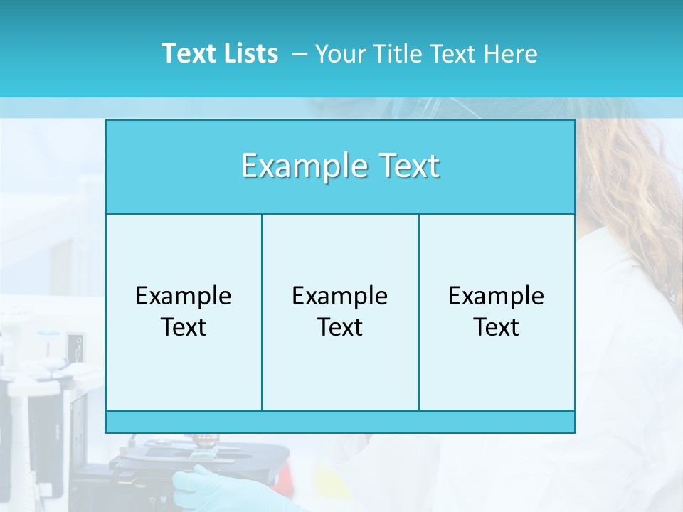 Pharmacy Pipette Gloves PowerPoint Template